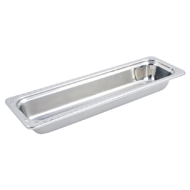 Bon Chef 5610 Food Pan 1/2 Size Long 3 Qt. (96 Oz.) Capacity