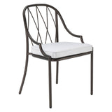 Emuamericas, Llc E1200-41 - Como Stacking Side Chair, Indoor/outdoor, Steel Wire Diamond Pattern Back