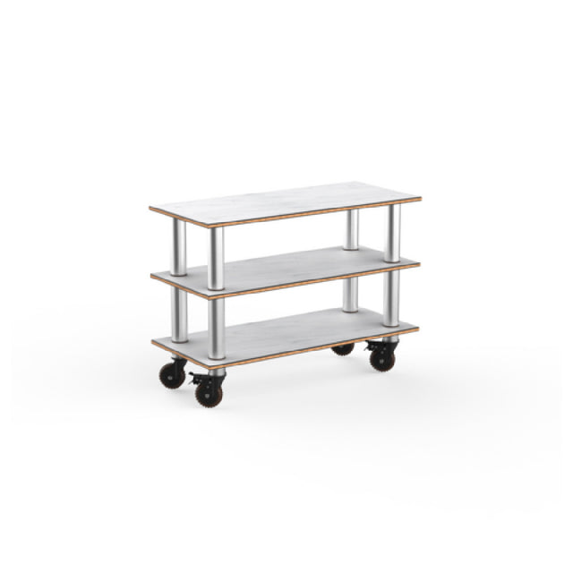 Steelite MGCMSX02CSXH - Modular Creative Extension Unit White Carrera Stainless Steel