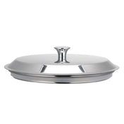 Service Ideas URN50FLPS Replacement Flat Urn Lid 5 Gal. Polished With Chrome Finial Gasket