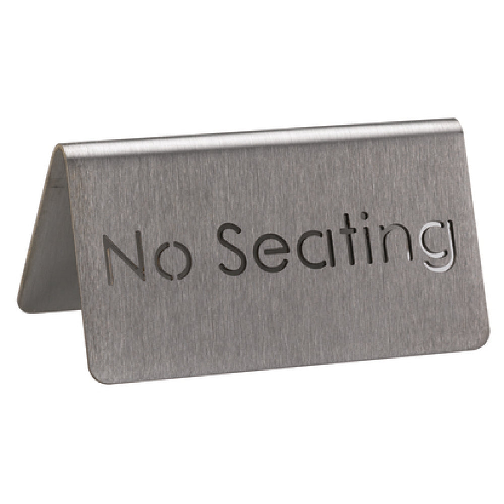 Service Ideas 1C-BF-NOSEATING-MOD Beverage ID Tent "No Seating" 1-1/2"H X 3"W