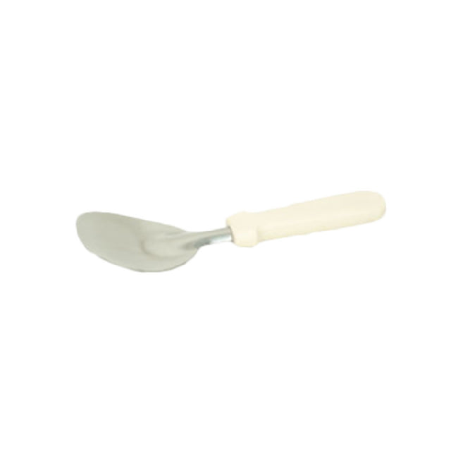 Thunder Group SLTHCS001 Ice Cream Spade One-piece Stainless Steel Blade With White Plastic Handle