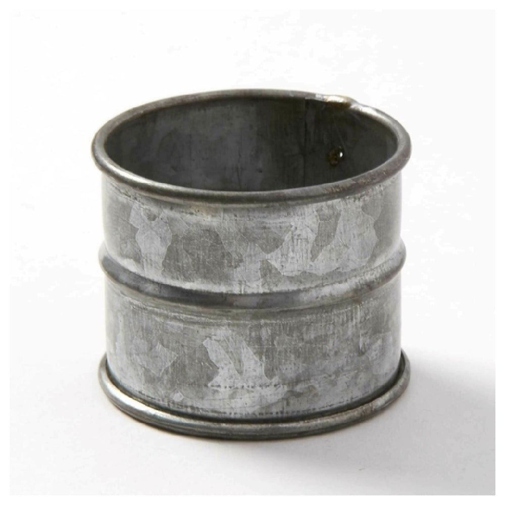 American Metalcraft NRV12 Napkin Ring 2" Dia. X 2"H Galvanized Steel (hand Wash Only) (set Of 12)