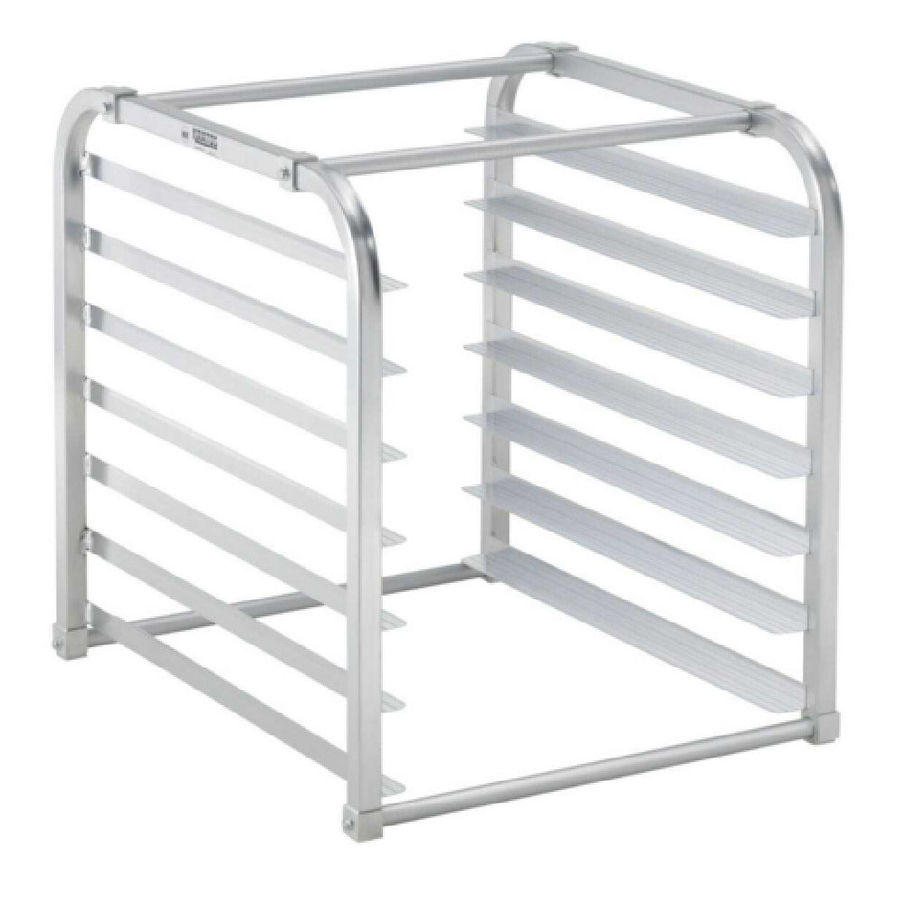 Hubert 46035 - Kratos Sheet/Bun Pan Rack For Eeach-ins, 7-pan Aluminum End Load, Unassembled