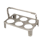 Alegacy Foodservice Products BS6SS Flatware Basket 14-11/16" X 9-3/16" X 4" Holds Six Cylinders