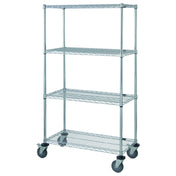Quantum M1860C46 Mobile Cart 60"W X 18"D X 69"H Includes: (4) Wire Shelves