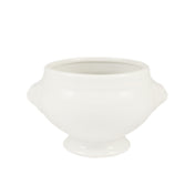 CAC China LN-15-P Lion Head Tureen/Bouillon 15 Oz. 6-1/4"L X 5-1/4"W X 3-3/4"H