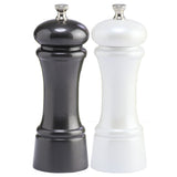 Chef Specialties 06902 (069024) Chef Professional Series Elegance Pearl Metallic Salt Mill/Gunmetal Metallic Pepper Mill Set