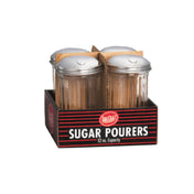 Tablecraft C57S-4 Cash & Carry Sugar Pourer 12 Oz. Fluted Glass