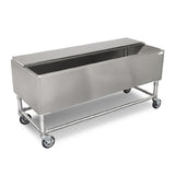 John Boos UBBB-2460-X Ice Chest Mobile 60"W X 24"D X 29-1/2"H