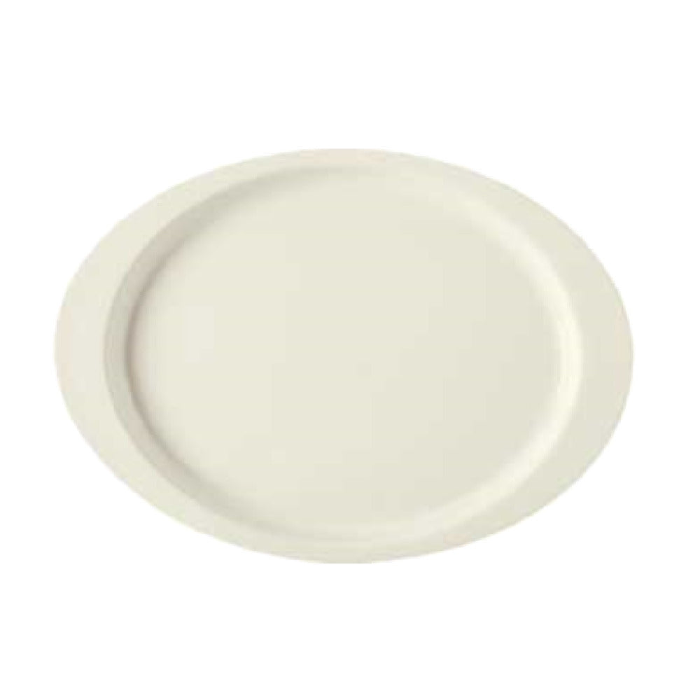 GET Enterprises OP-145-DI Diamond Ivory™ Platter 14-3/4"L X 10-1/2"W Oval