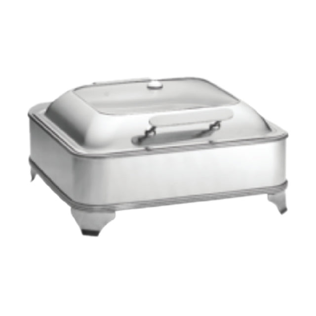 Tablecraft CW40162 Electric Chafer Dish With Stand 6 Qt. (6-3/4 Qt. Filled Capacity)