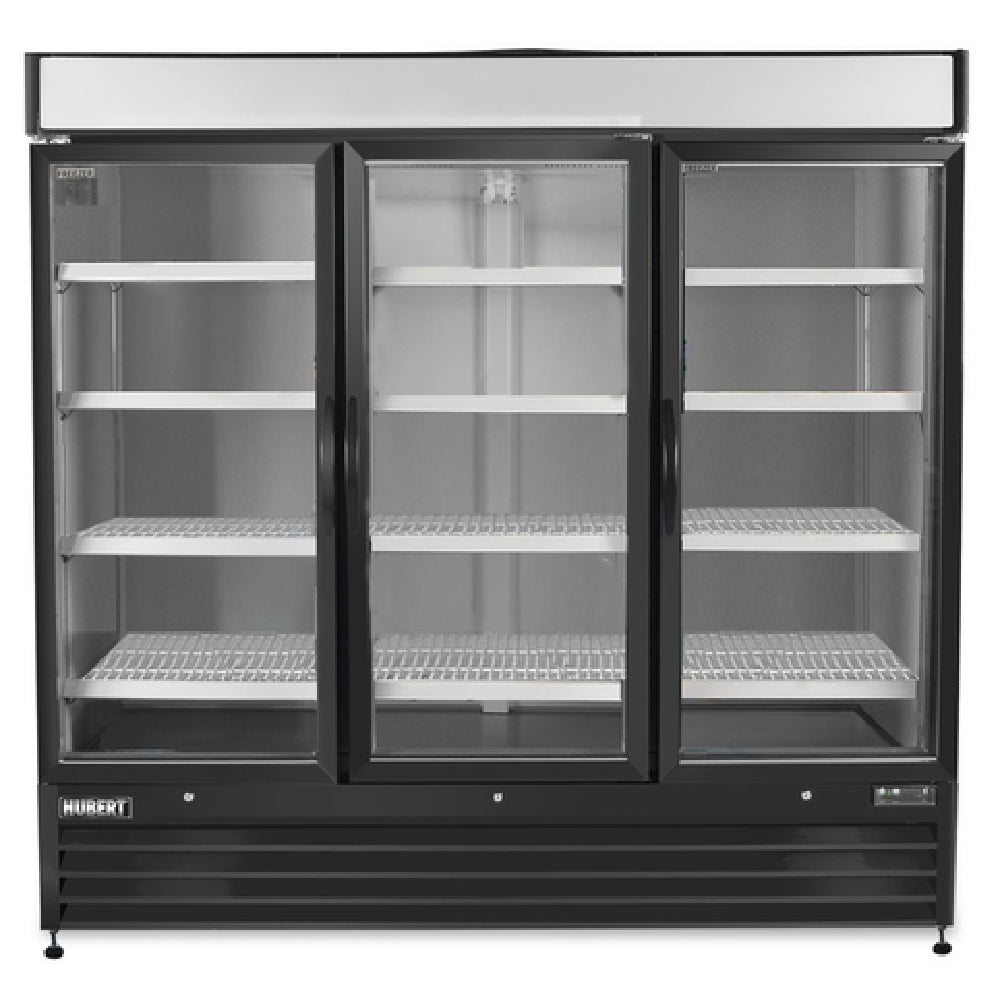 Hubert 50761 - Freezer Merchandiser, 3-section, 72 Cu. Ft.