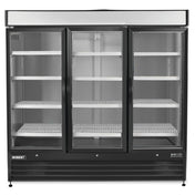 Hubert 50761 - Freezer Merchandiser, 3-section, 72 Cu. Ft.