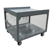 Winholt ST-OPP-4842H36-MLC - Fork-Liftable Steel Caged Picking Table, 48"W X 42"L X 39"H