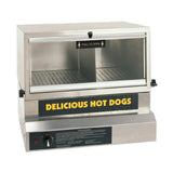 Gold Medal 8151 - Large Hot Dog Steamer & Bun Warmer, Adjustable Steam Baffles, Separate Water Pan & Cooking Chamber