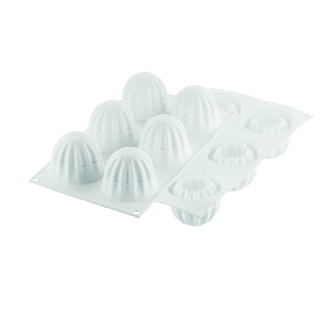 Louis Tellier CURVE SUPERNOVA Silicone Mould 2.51"dia X 2.20"H Dishwasher Safe
