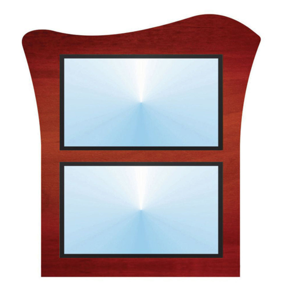 Hubert 17199 - Menu Board, 2-pocket, Wall-mount