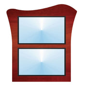 Hubert 17199 - Menu Board, 2-pocket, Wall-mount