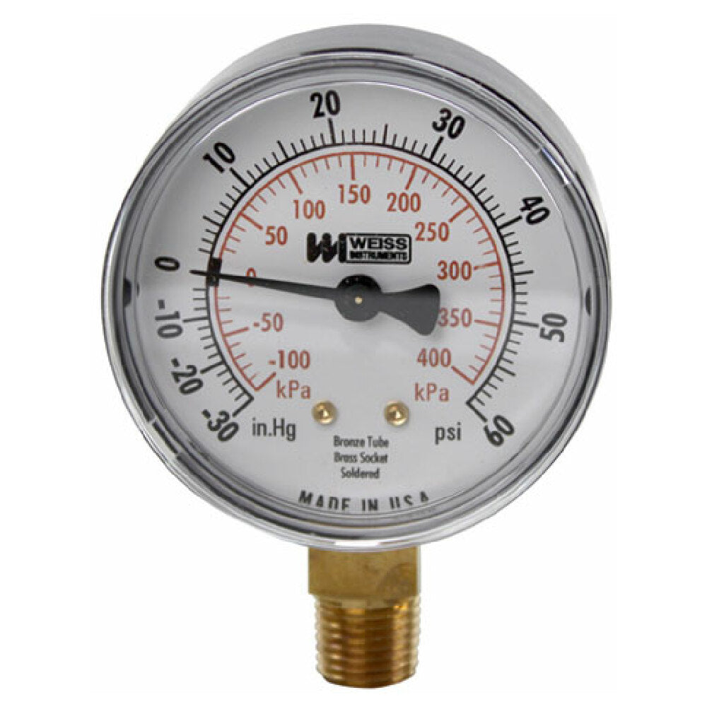 Groen 1594 Compound Gauge 2 1/2 30vac 60psi