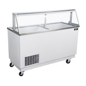 Omcan 50121 (FR-CN-0068) Ice Cream Dipping Display 68"W (12) 3 Gallon Tub Capacity