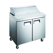 Admiral Craft GRSL-2D/36 Grista Refrigerated Salad/Sandwich Prep Table 2-section