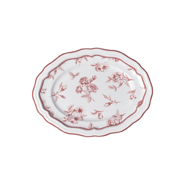Steelite 62540FP818 Oval Platter 9.0" X 6.75" X 0.875" Adelina