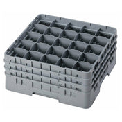 Cambro 25S738151 Camrack® Glass Rack With (3) Soft Gray Extenders Full Size
