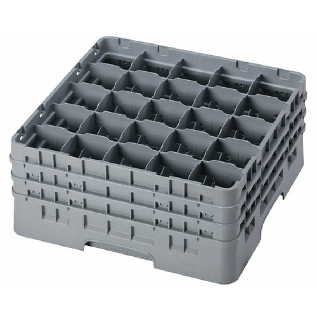 Cambro 25S738151 Camrack® Glass Rack With (3) Soft Gray Extenders Full Size
