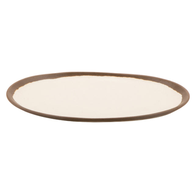 GET Enterprises P-129-CRM Pottery Market™ Dinner Platter 11-3/4"L X 9-1/4"W Oval