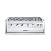 Crown Verity IBI42-GO-FLT Infinite Series 42" Built-In Outdoor Charbroiler Grill (6) 14750 BTUH Stainless Steel Burners