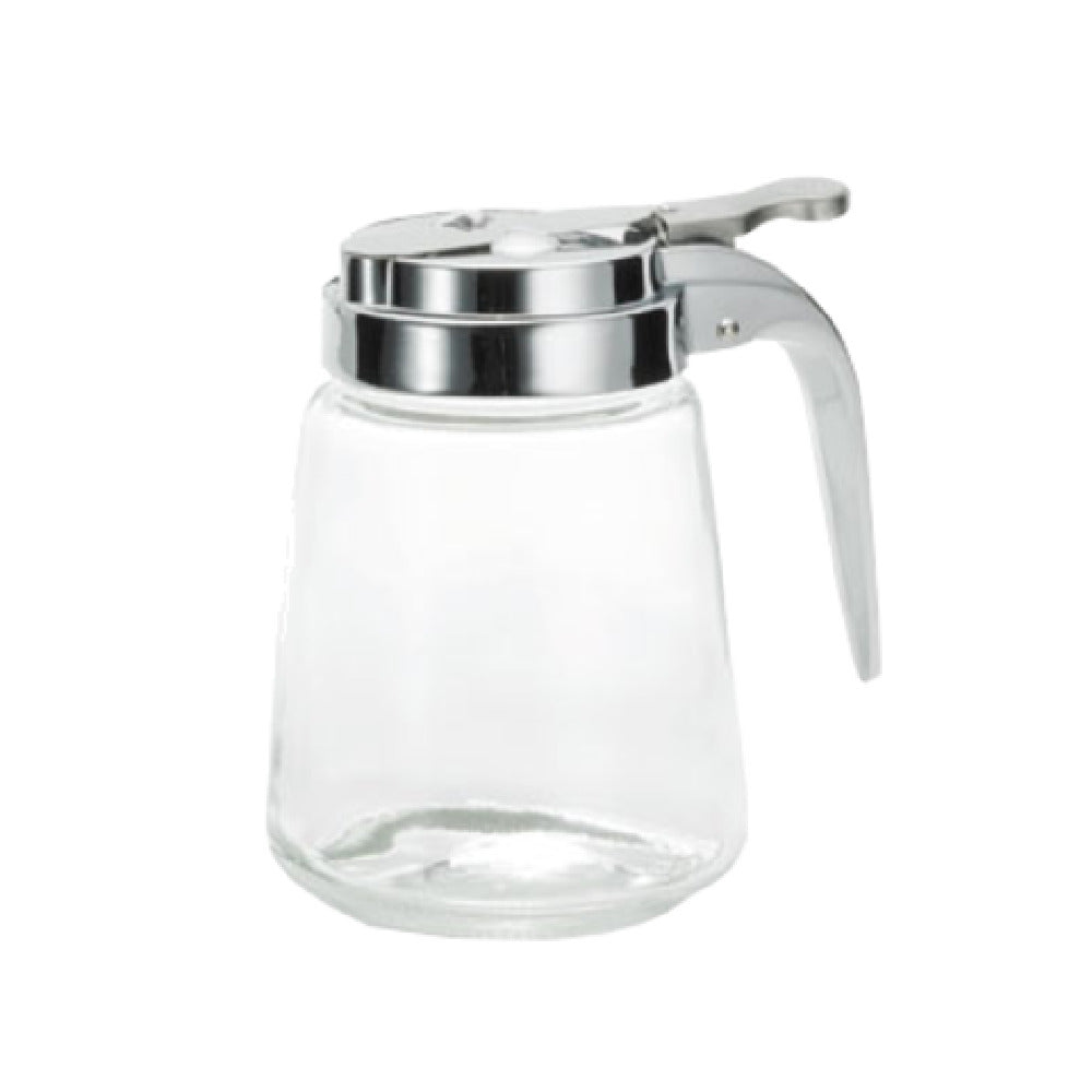 TableCraft Products 1370 - Modern Glass Dispenser, 8 Oz., Dishwasher Safe