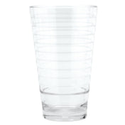 GET Enterprises SW-1714-CL Cirq™ Beverage Glass 10 Oz. (12 Oz. Rim-full) 3-1/10" Dia. X 5-1/5" H
