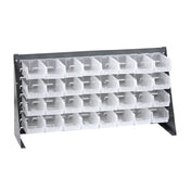 Quantum QBR-3619-220-32CL Bench Rack 36"L X 8"W X 19"H 16 Gauge Steel Louvered Model