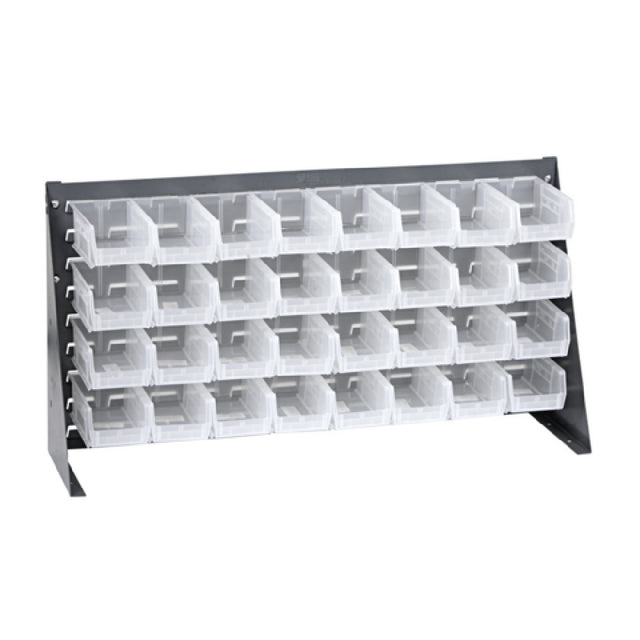 Quantum QBR-3619-220-32CL Bench Rack 36"L X 8"W X 19"H 16 Gauge Steel Louvered Model