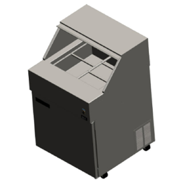 Delfield F18MC32-BSMP Liquitec® Refrigerated Counter Mega Top Single Section
