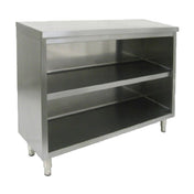 GSW USA CTN-2448 Work Table Cabinet Base With Open Front 48"W X 24"D X 35"H
