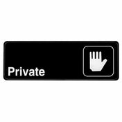 Alpine Industries ALPSGN-32 Sign 9" X 3" "Private"