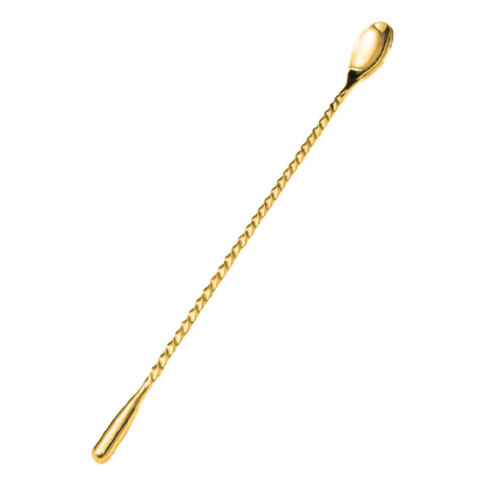 Spill-Stop 833-12 Droplet Bar Spoon 33cm PVD Gold Coating Over Stainless Steel
