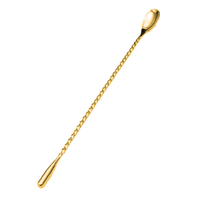 Spill-Stop 833-12 Droplet Bar Spoon 33cm PVD Gold Coating Over Stainless Steel