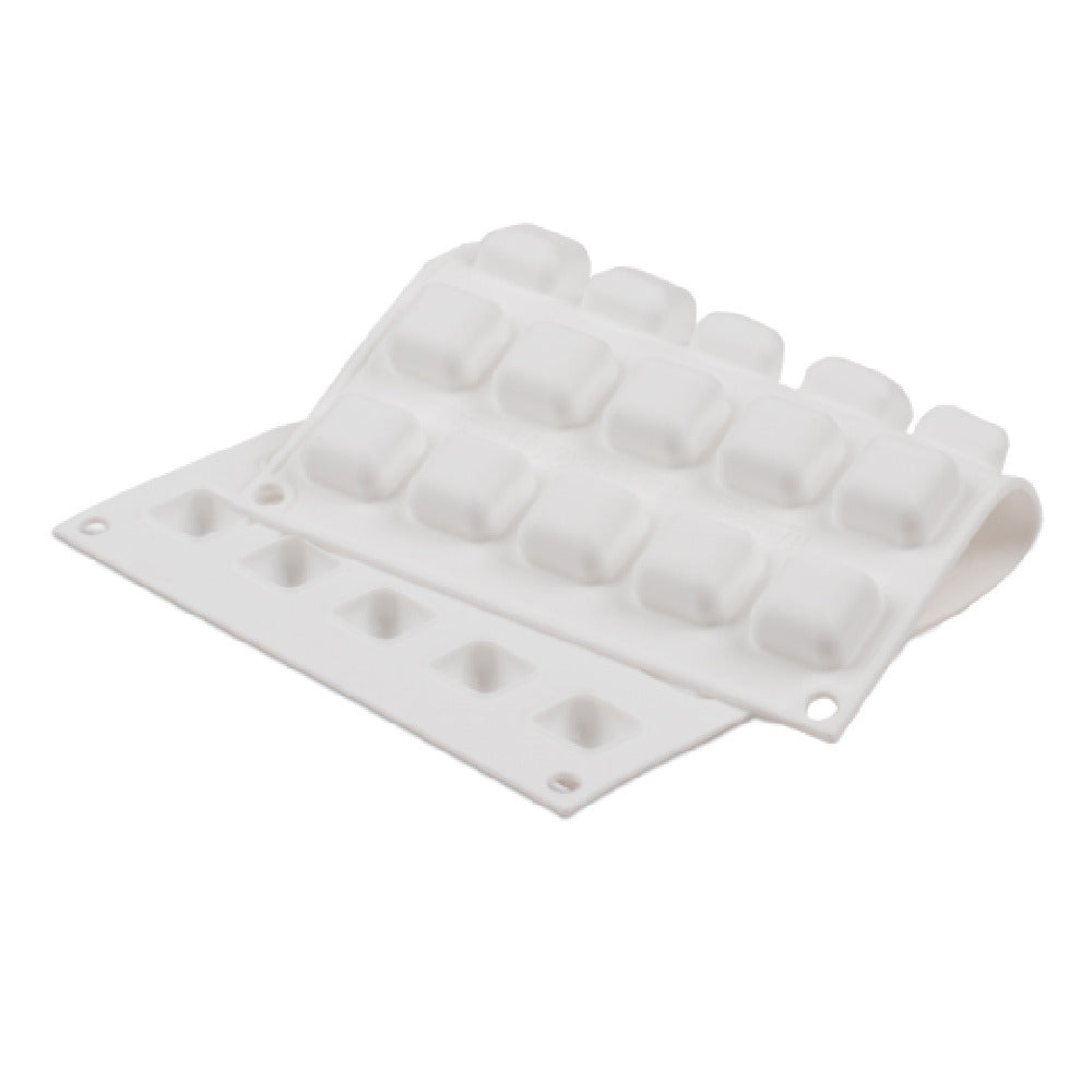 JB Prince MA103 Micro Flex Mold 11-3/4" X 7" Overall Makes (35) 1" Square Gems