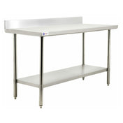 Omcan 44343 (44343) Work Table 30"W X 30"D X 34"H 20/430 Stainless Steel Flat Top