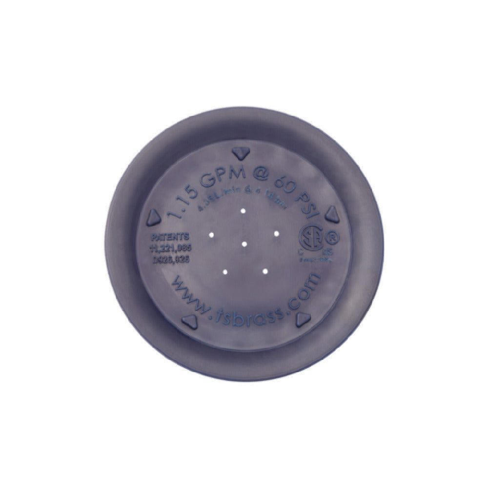 T&S Brass 020792-45 Spray Face 1.15 GPM With Integrated Rubber Bumper And O-ring