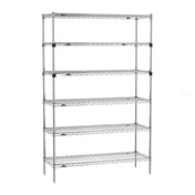 Metro SEZ-184874C-S-42 Super Erecta® Starter Shelving Unit 48"W X 18"D X 74"H