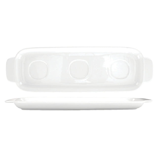 International Tableware FA-601 Sampler Platter 15-5/8" X 4-3/4" Rectangular