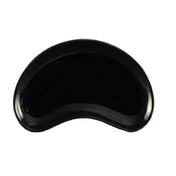 CAC China CRS-8-BLK Festiware Plate 8-3/4"L X 5"W X 3/4"H Crescent Shape