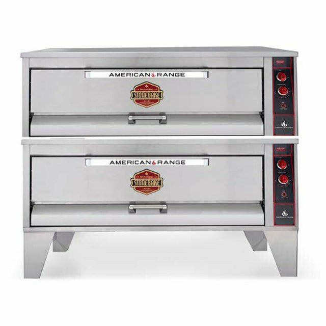 American Range ARSD-606-BL Stonebake Pizza Oven Gas Single Deck