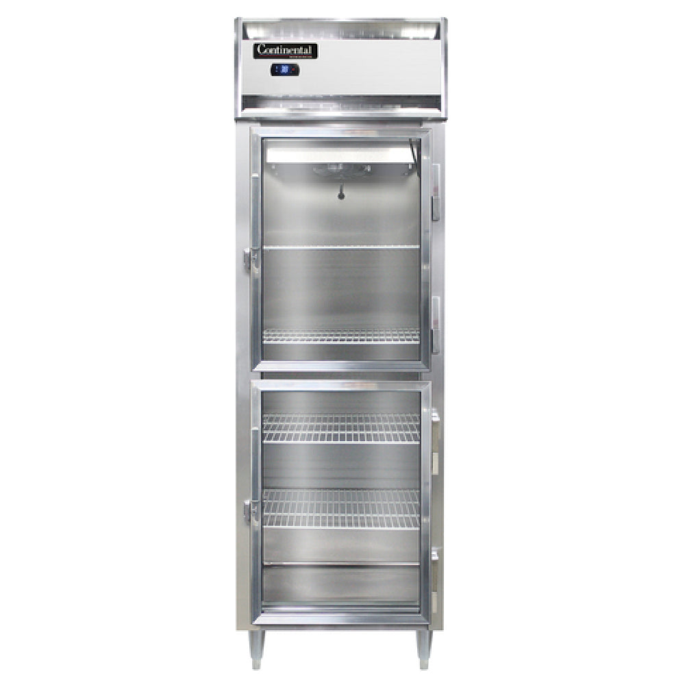 Continental Refrigerator D1RSNSSGDHD Designer Line Refrigerator Reach-in One-section