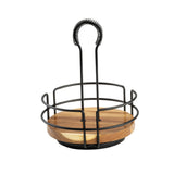 TableCraft Products 12267 - Rotating Tabletop Caddy, 8.25" X 8.25" X 10.5", Round