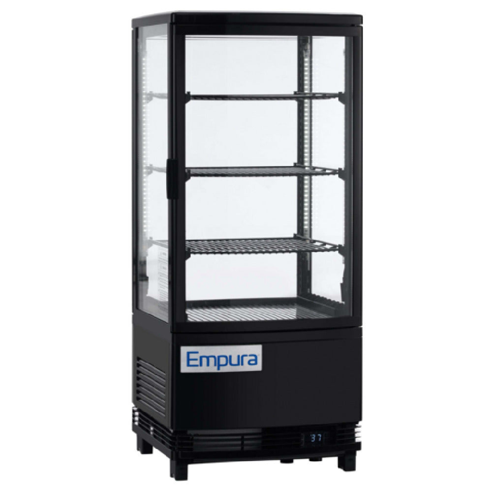 Empura E-RDC-17B-2D - Refrigerated Display Case, Countertop, 16.9"W × 16.6"D × 38.9"H